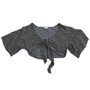 American Eagle crop top. Leopard. M.